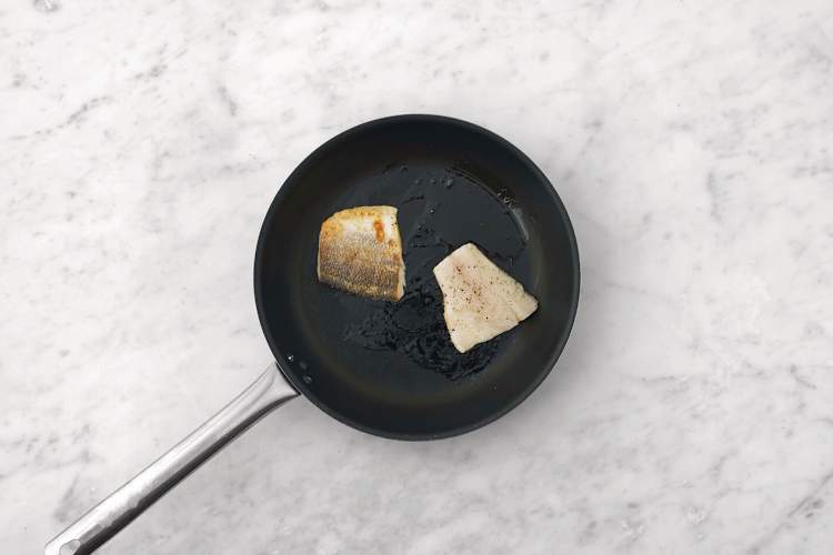 Cook the haloumi