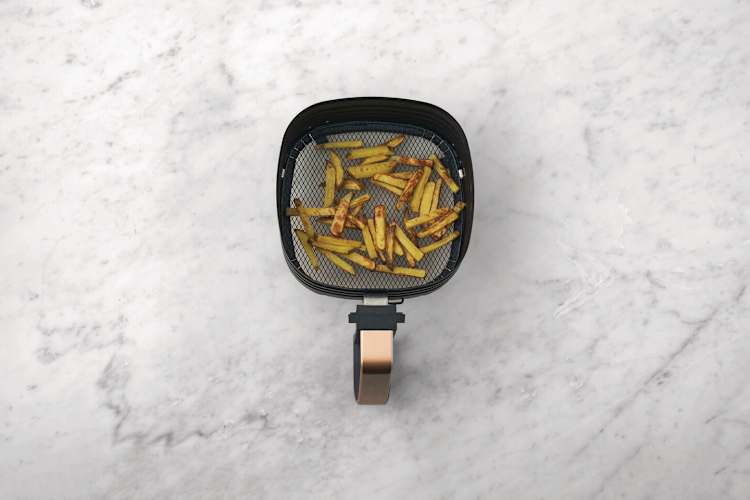 Cook the fries