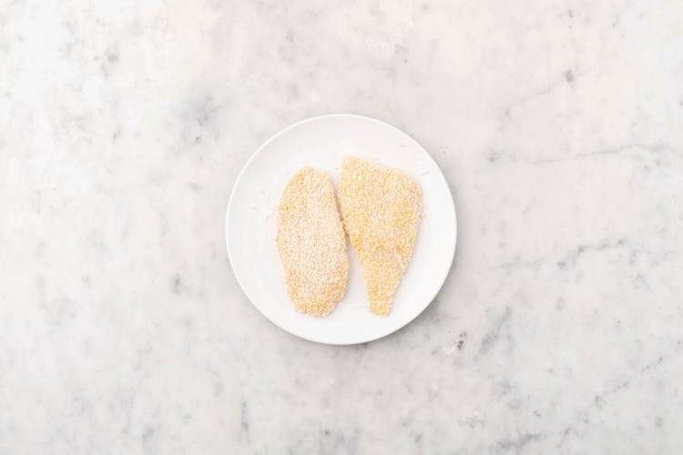 Prep the haloumi