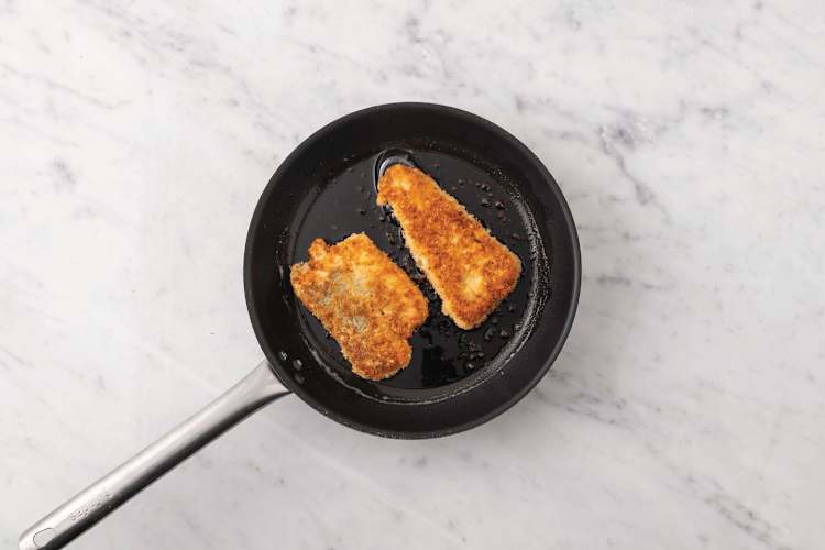 Crumb the haloumi