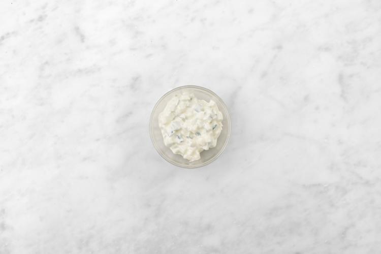 Make your Tzatziki Style Yoghurt