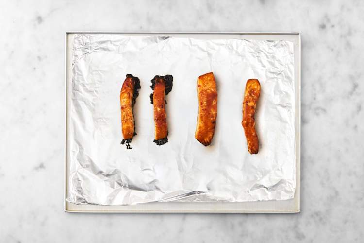 Broil salmon