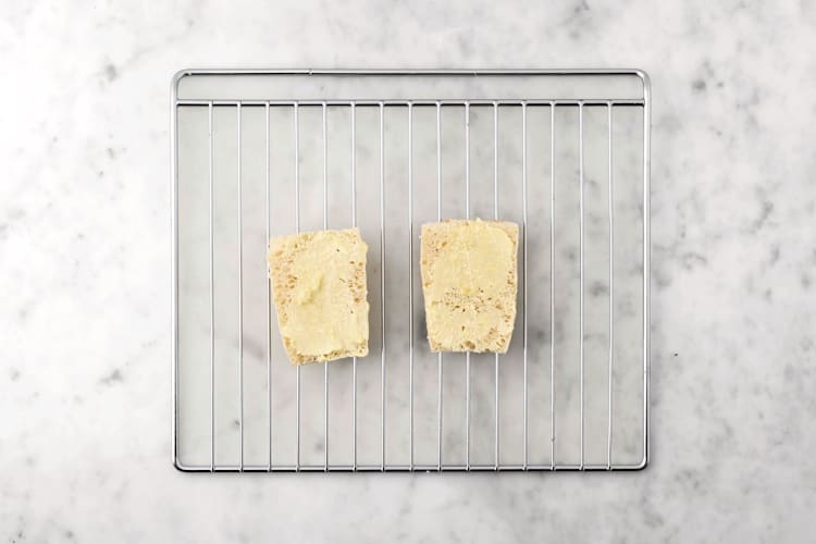 Bake garlic ciabatta