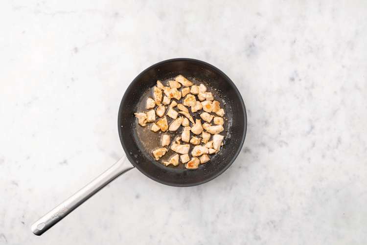Cook the halloumi