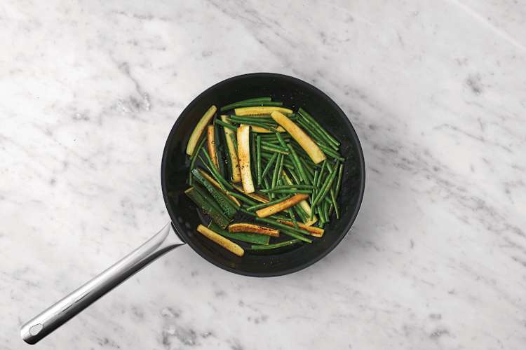 Cook the greens