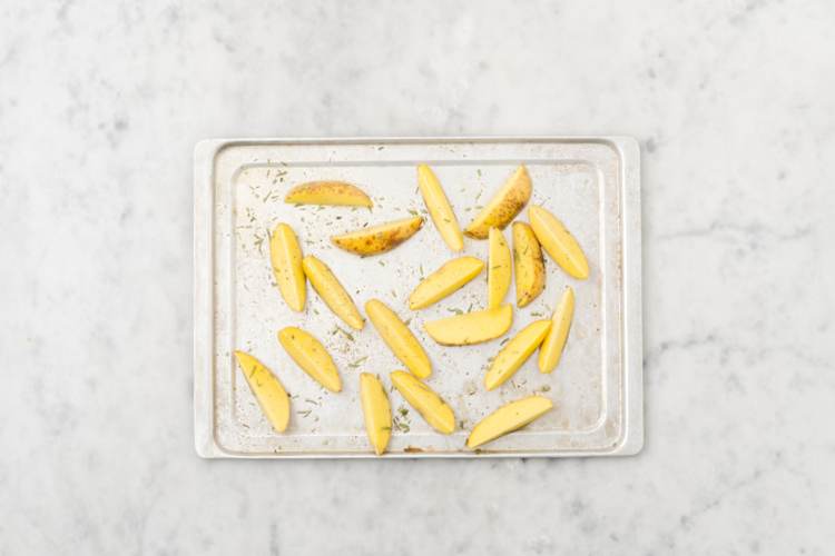 Make the Rosemary Wedges