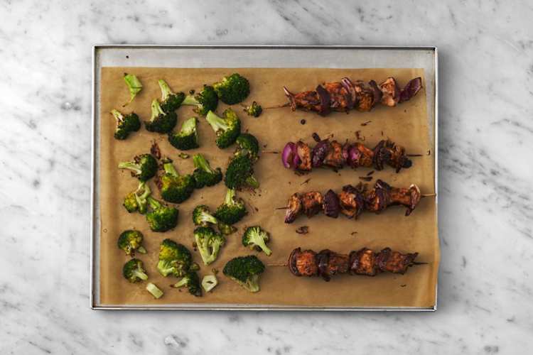 Cook the Skewers