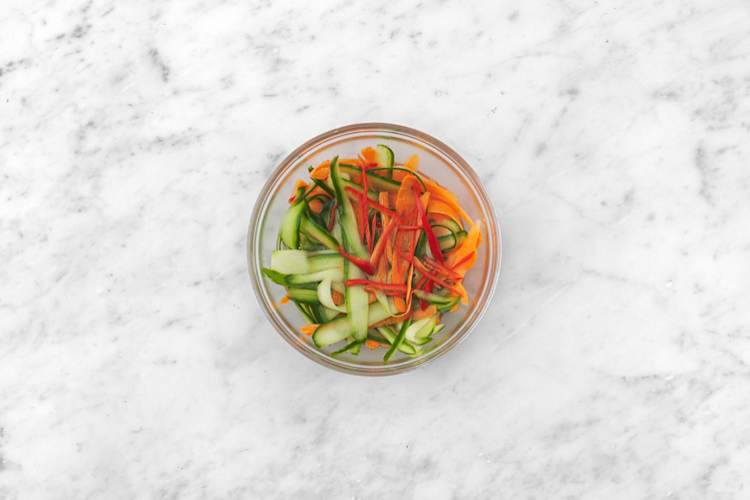 Pickle the veggies