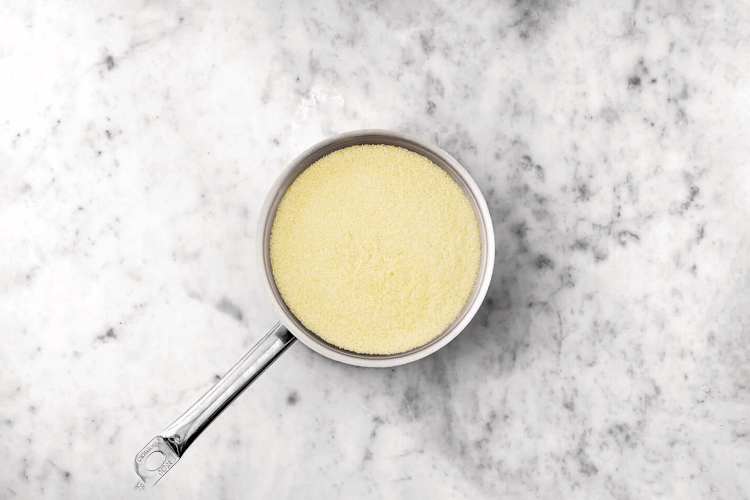 Cook the couscous
