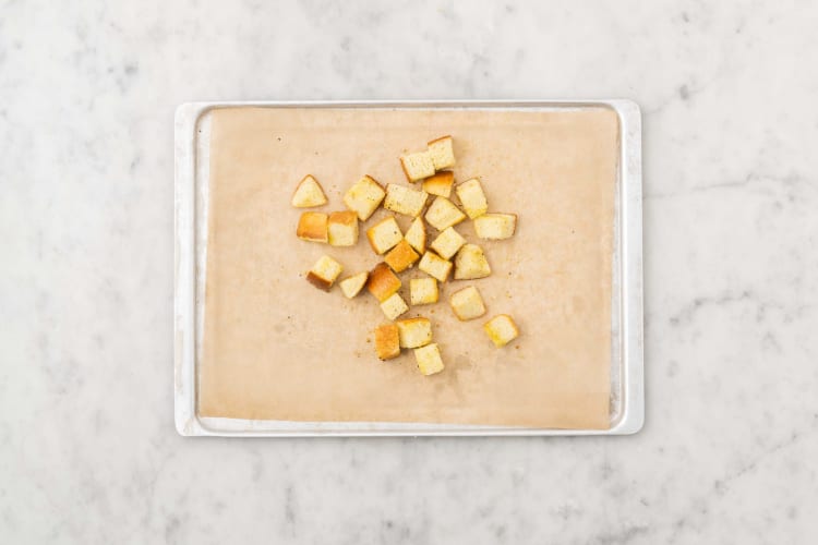 Make croutons