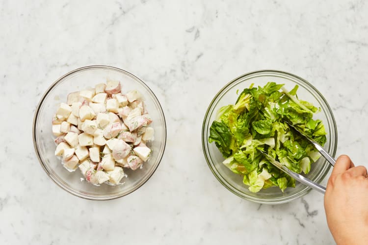 Toast Bread & Make Salads