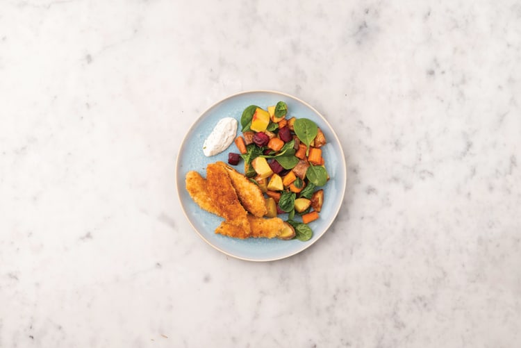 Crumbed Garlic & Herb Chicken Tenders Recipe HelloFresh