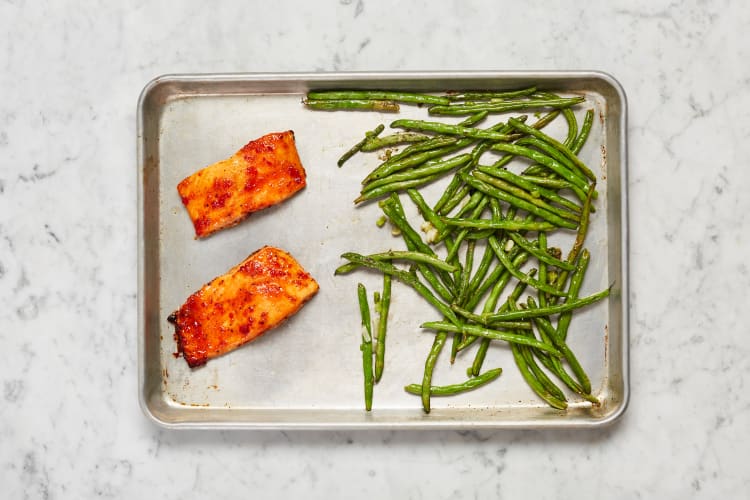 Roast Trout & Green Beans