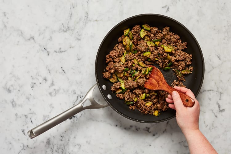 Cook Beef & Zucchini