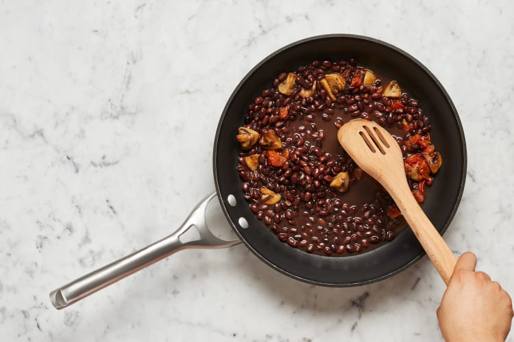 Cook Mushrooms & Beans