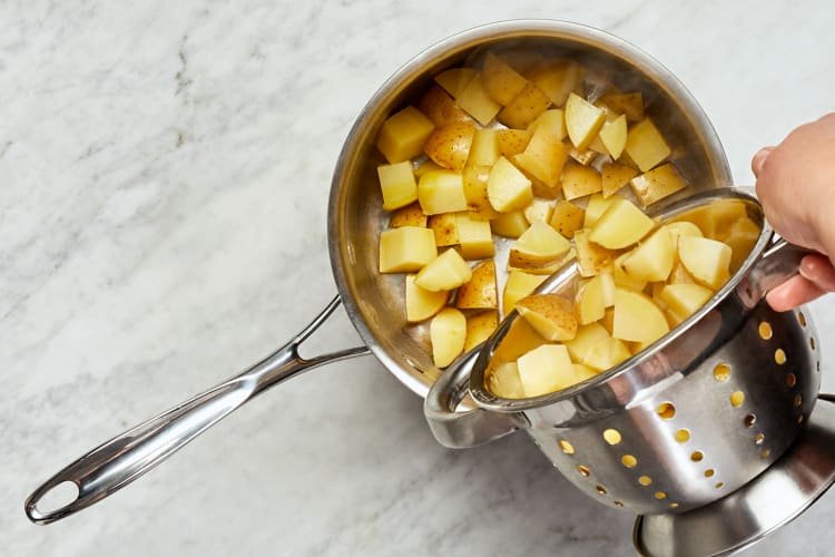 Cook Potatoes & Prep