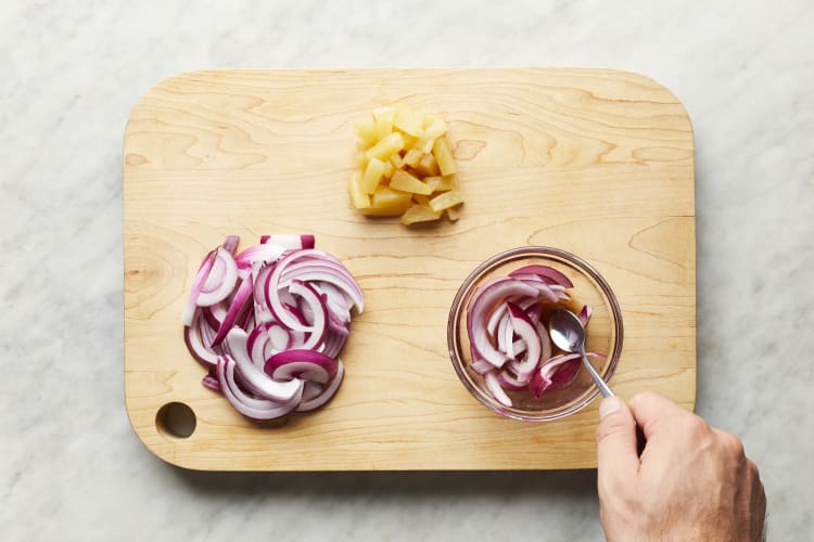 Start Prep & Pickle Onion