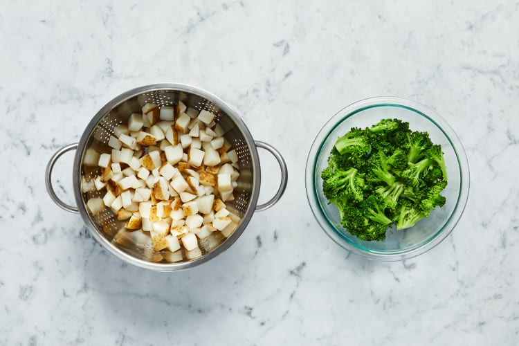 Cook Potatoes & Broccoli