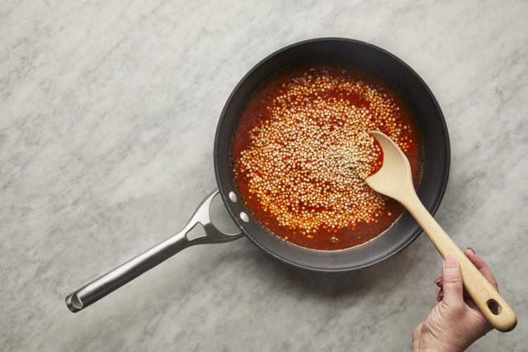 Make Sauce & Cook Couscous