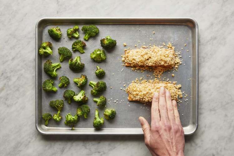 Roast Broccoli & Salmon