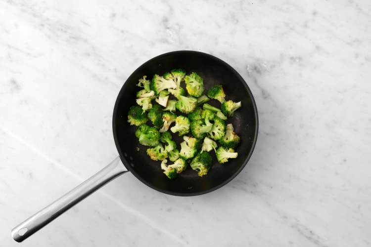 Prep and cook broccoli