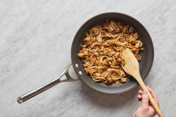 Cook Onions & Mushrooms