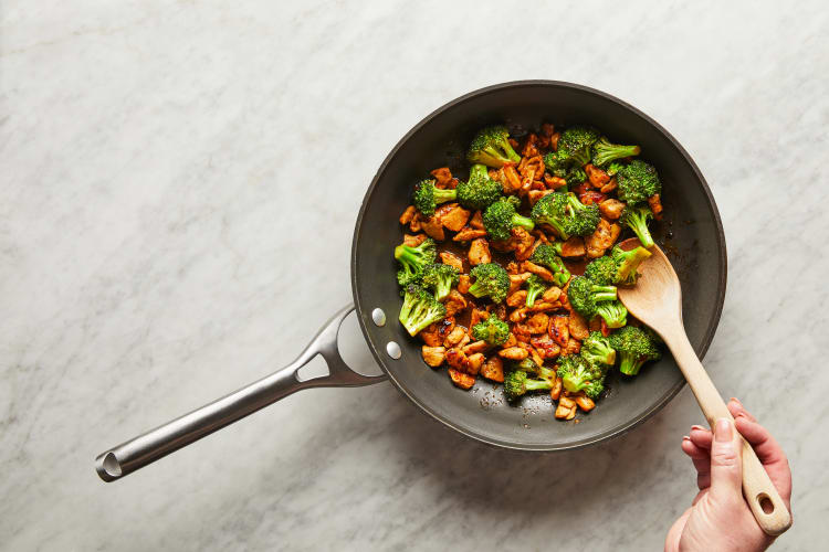 Cook Chicken & Broccoli