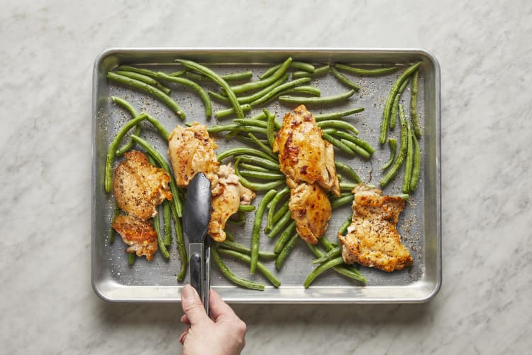 Roast Chicken & Green Beans