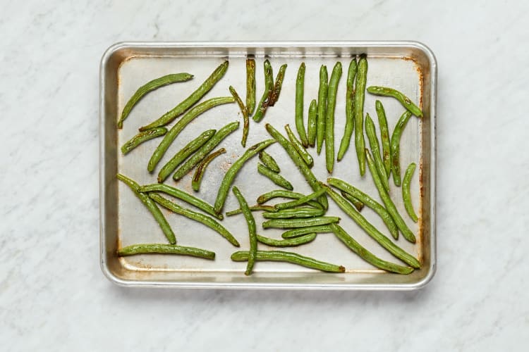 Roast Green Beans & Prep