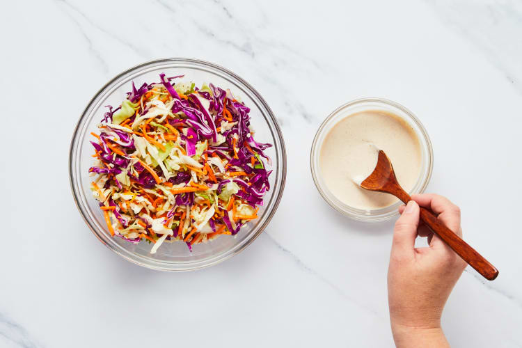 Make Slaw & Spicy Jerk Mayo