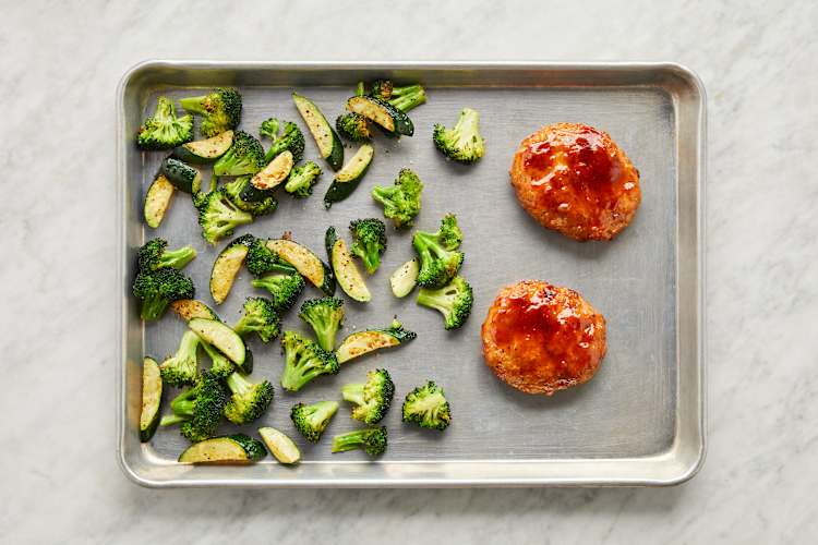 Roast Meatloaves & Veggies