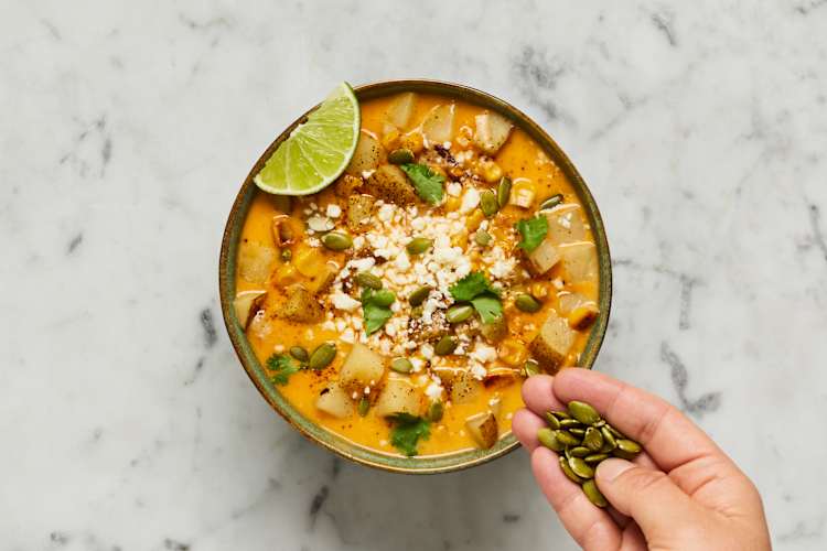 Finish Soup & Serve