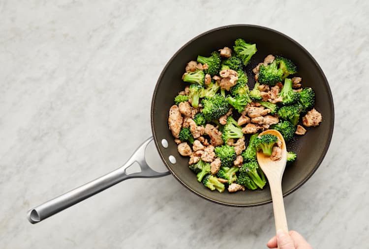 Cook Chicken & Broccoli