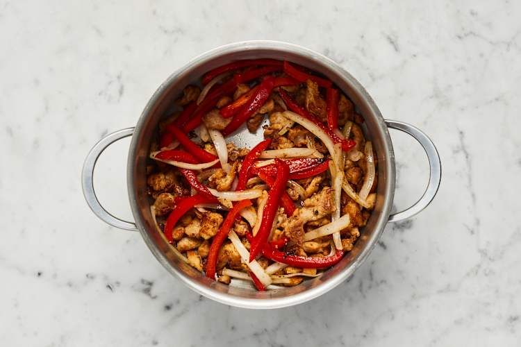 Cook Chicken & Veggies