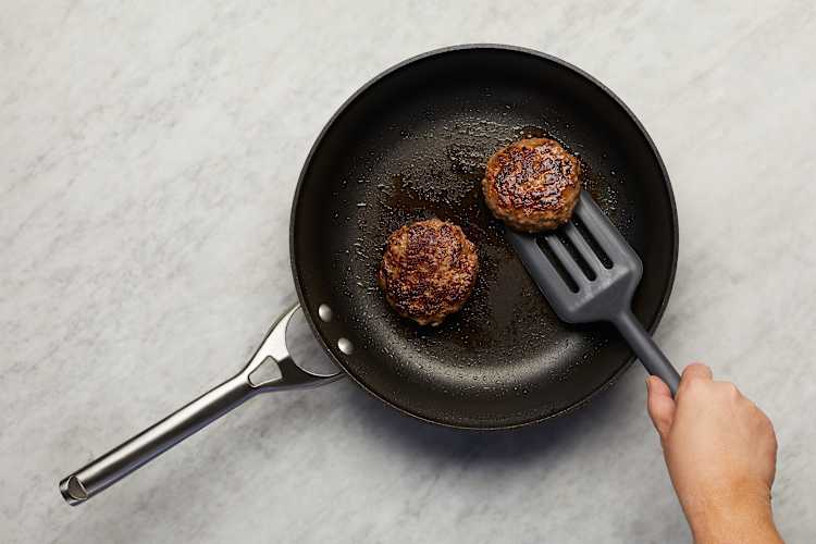 Cook Patties & Toast Buns