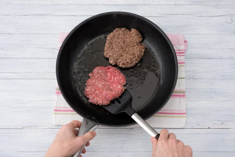 Cook the burgers