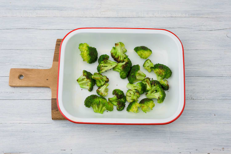 Roast broccoli.