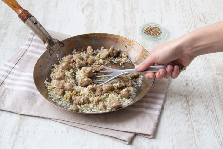 Bake the risotto