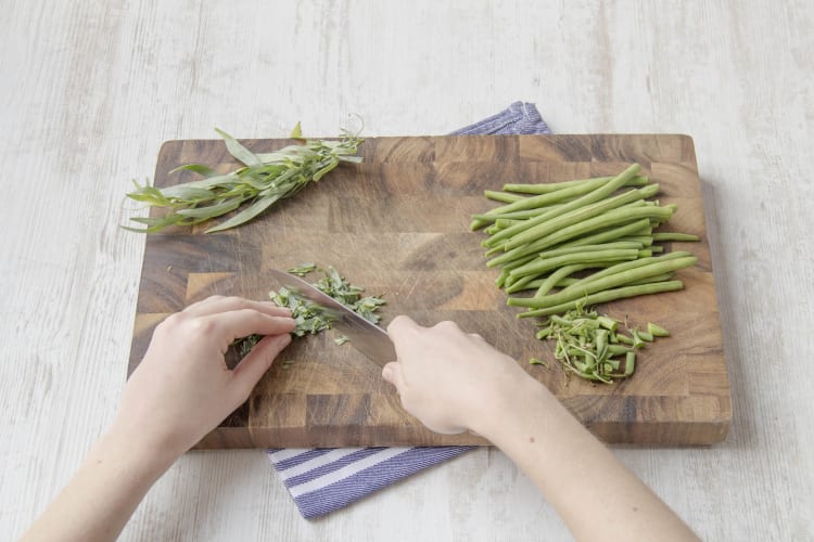 Prep veggies.