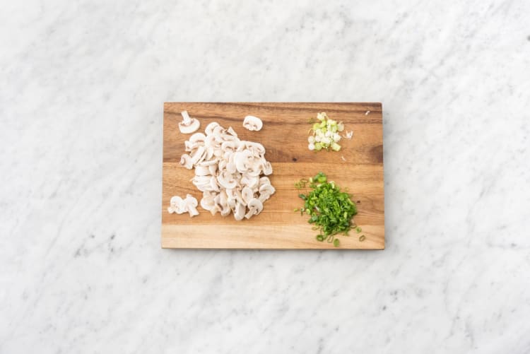 Prep remaining ingredients and cook quinoa