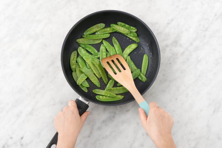 Cook snow peas