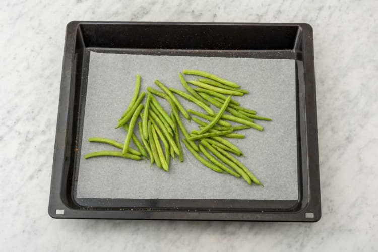 Cook green beans