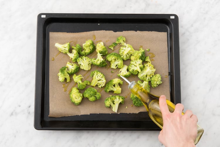 Bake the broccoli