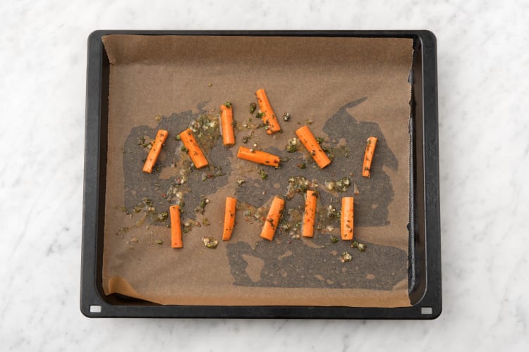 Roast carrots