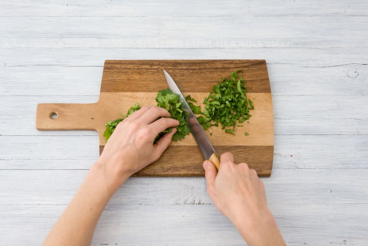 Chop the parsley