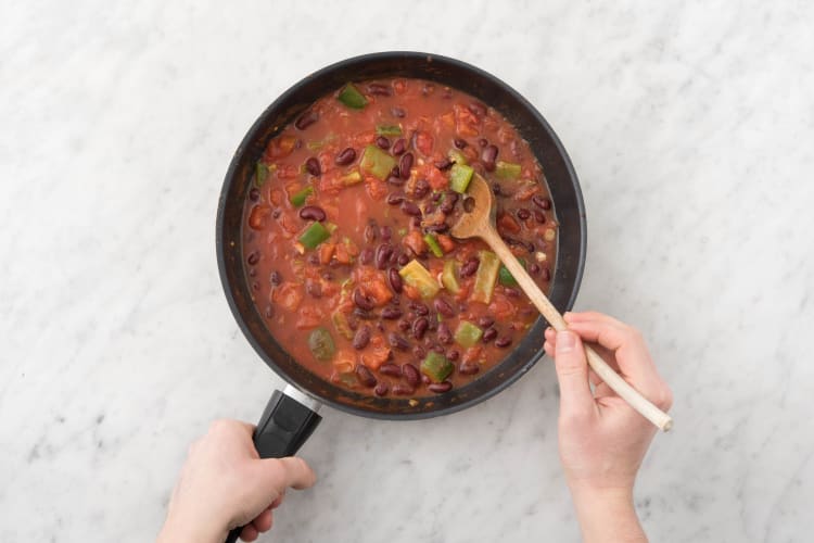 Simmer chili