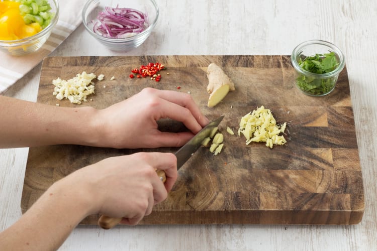 Prep the veggies