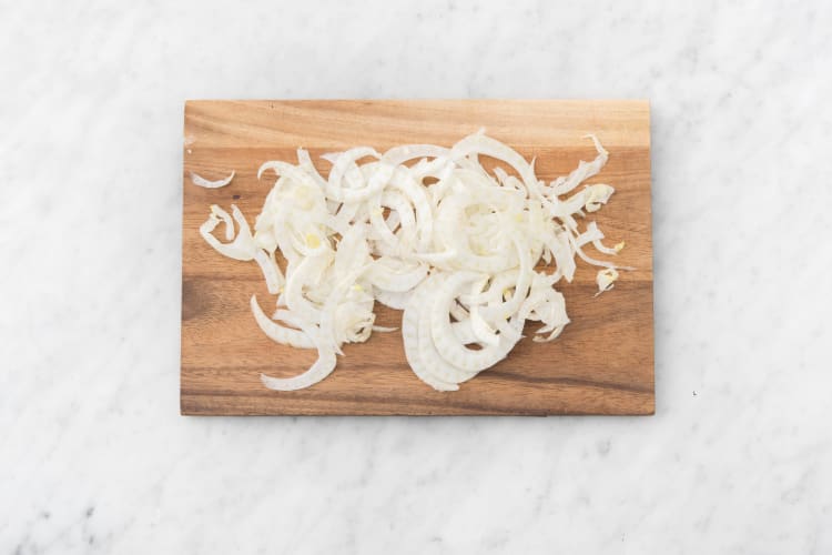 Prep fennel.