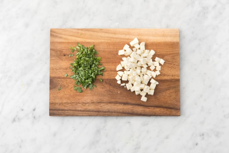 Prep Cheese and Herbs