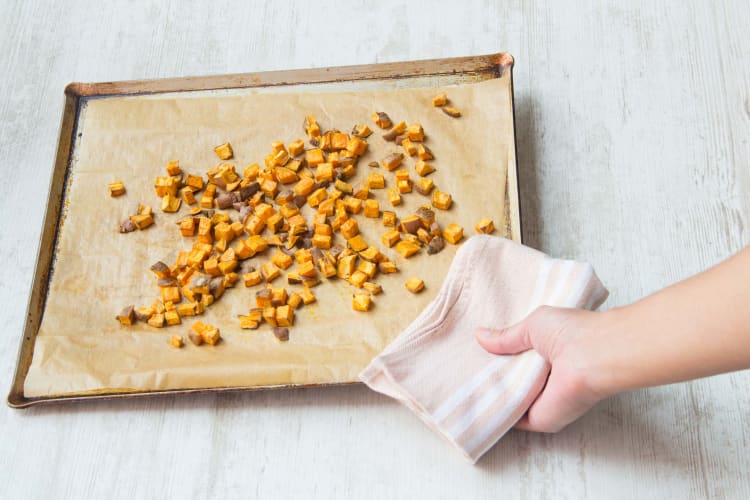 Bake the sweet potato